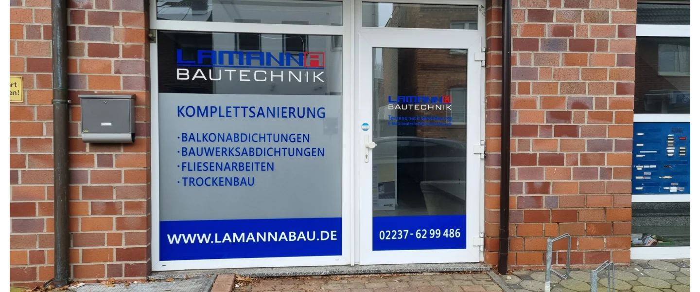 Köln-Beschriftungen Glasfolierung